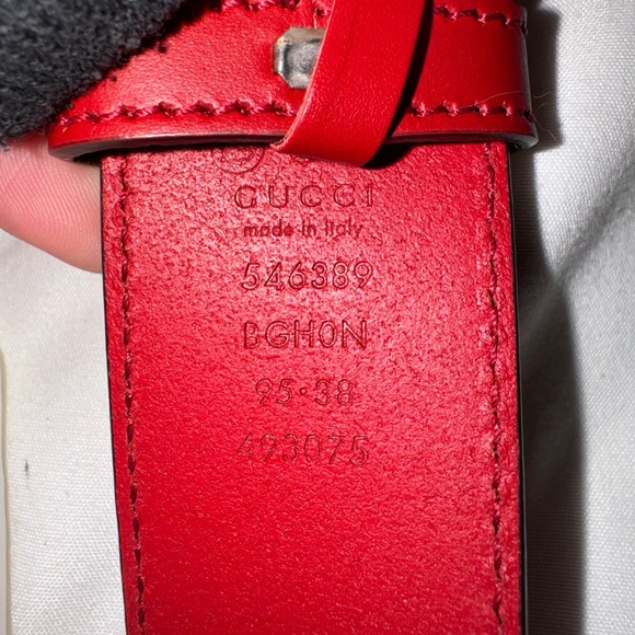 Red Gucci Belt size 38 - Picture 3 of 3